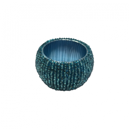 Turquoise Beaded Napkin Ring