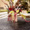 Black Sequin Cocktail Table Linen