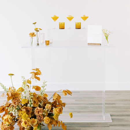 Lucite Cocktail Table Rentals