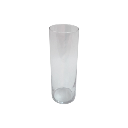 Thin Clear Glass Cylinder, 10"