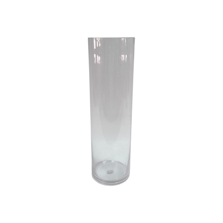 Wide Clear Glass Cylinder, 20"