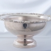 Silver ornate punch bowl 3 gal