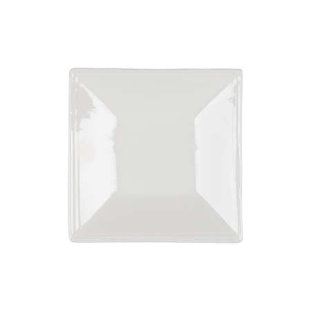 5in White Square Tidbit Plate