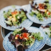 Blue Casablanca Salad Plate