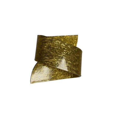 Gold Ribbon Acrylic Napkin Ring