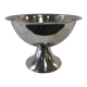 Stainless pedestal punch bowl 4 gal