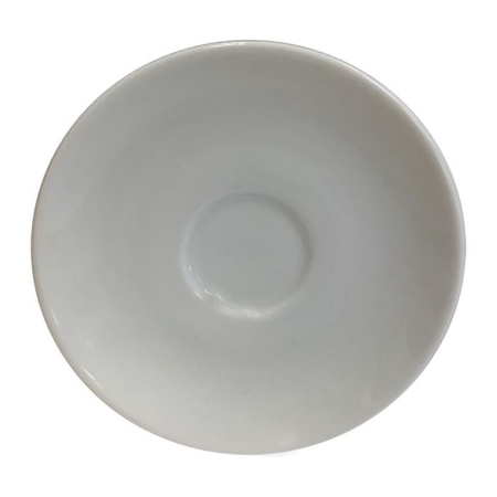 White 5" Demi Cup Saucer