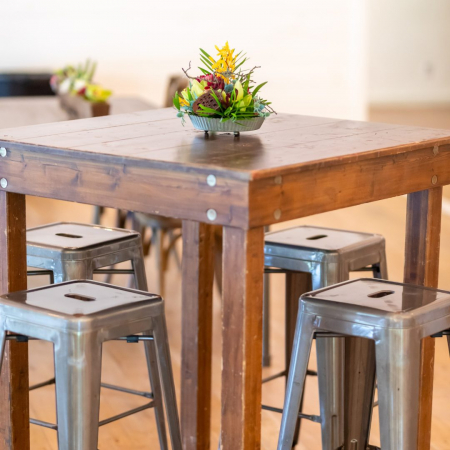 INDUSTRIAL METAL BAR STOOL - JERRY HAYES PHOTOGRAPHY