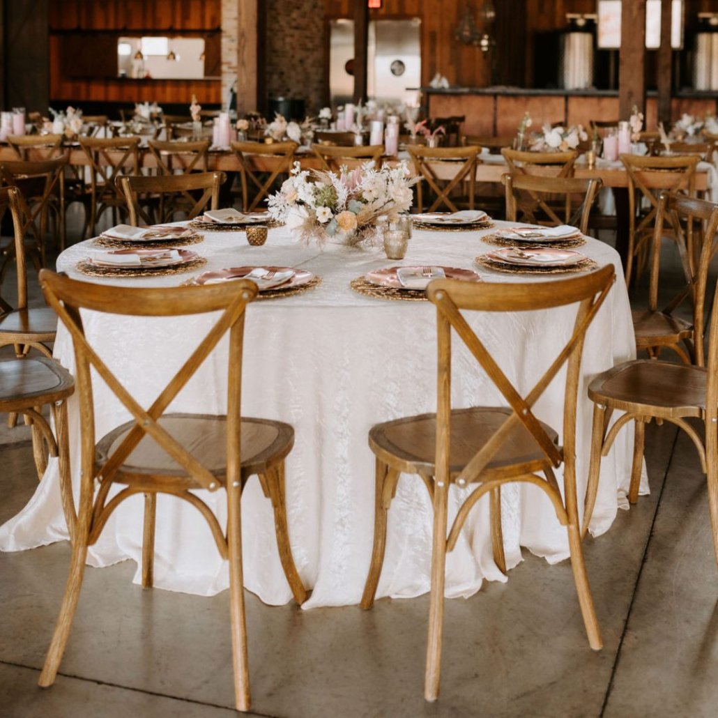 Ivory Crush | Linen Rentals | Premiere Events