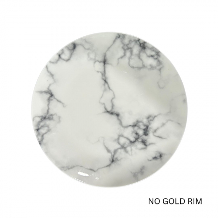 MARBLE DINNER PLATE WITH NO RIM