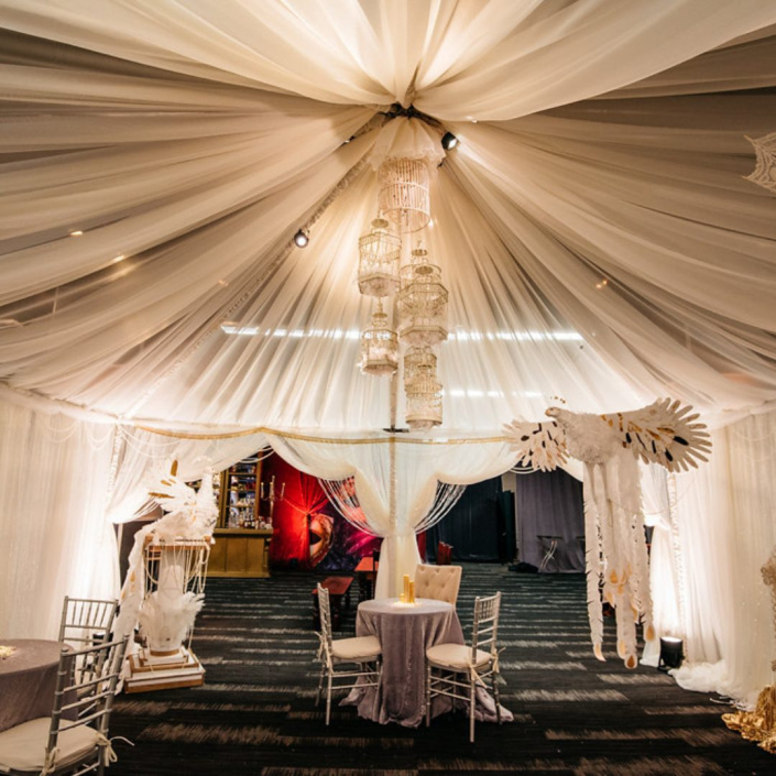 Ceiling & Tent Drapes Rentals | Premiere Events