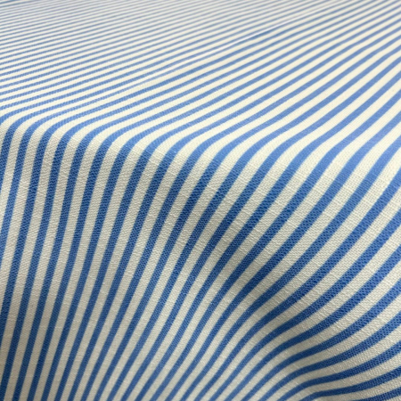 French Blue Morgan Stripe