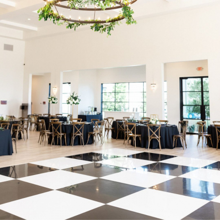 Black and White Acrylic Dance Floor - Jessica Chloe Photography - The Arlo