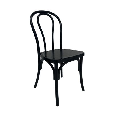 Black Bentwood Resin Chair