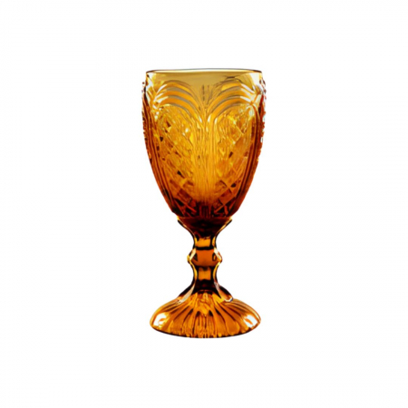 Carousel Goblet Amber