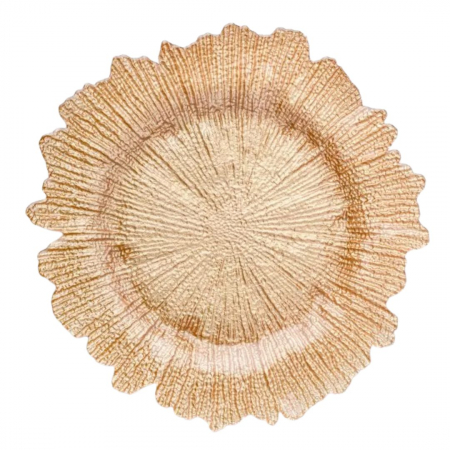 Gold Leaf Charger - House of Hough