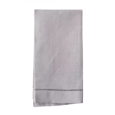 Grey Hemstitch Napkin - House of Hough
