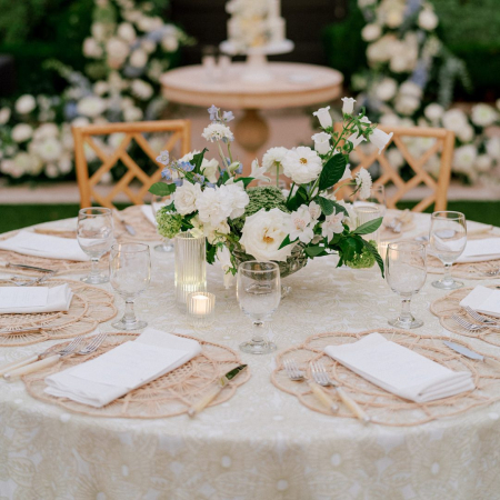 Ivory Pearl Flatware - McGovern Centennial Gardens - Courtney Leigh Photography