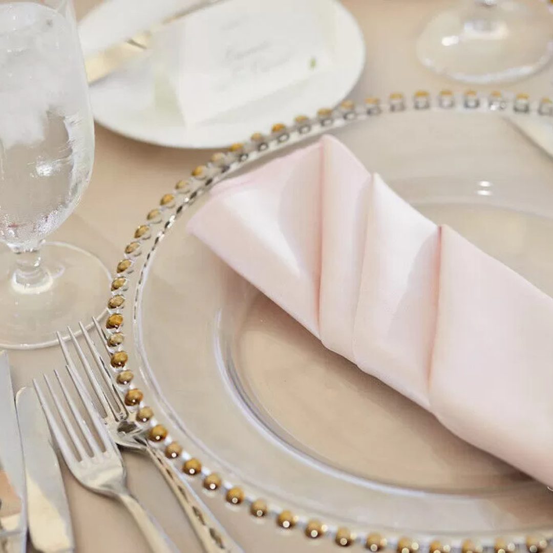 Petal Pink Lamour Napkins - House of Hough