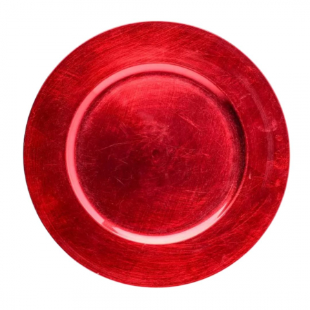 Red Acrylic Charger - House of Hough