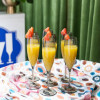 Playful Crayon Printed Velvet Napkin - Image 5