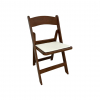 Chestnut Resin Garden Chair