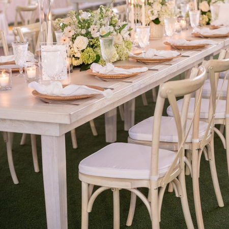 White Plymouth Farm Table - Image 7