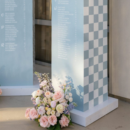 7' Wood Pedestal - Jeff Brummett Photography - Four Seasons Hotel Austin