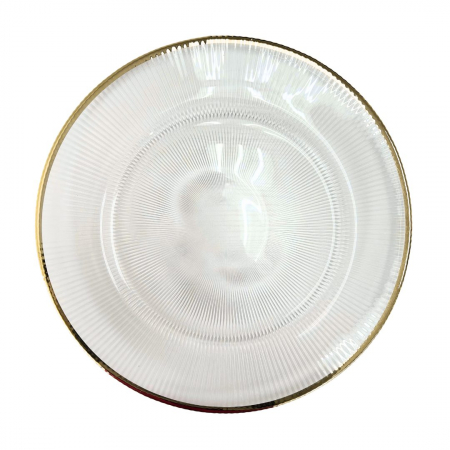 House of Hough Gold Rimmed Charger