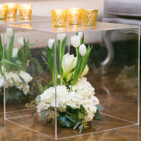 Lucite End Table / Cube - Image 9
