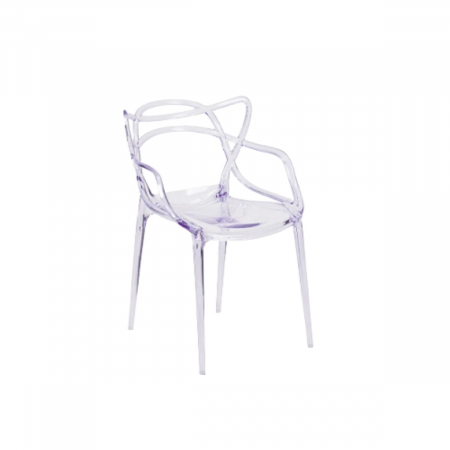 Sculpted Acrylic Stacking Chair