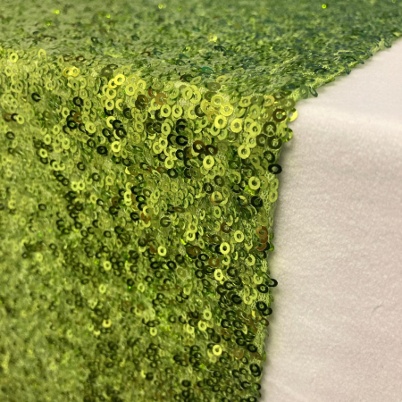Lime Green Sequin Table Runner - Image 2
