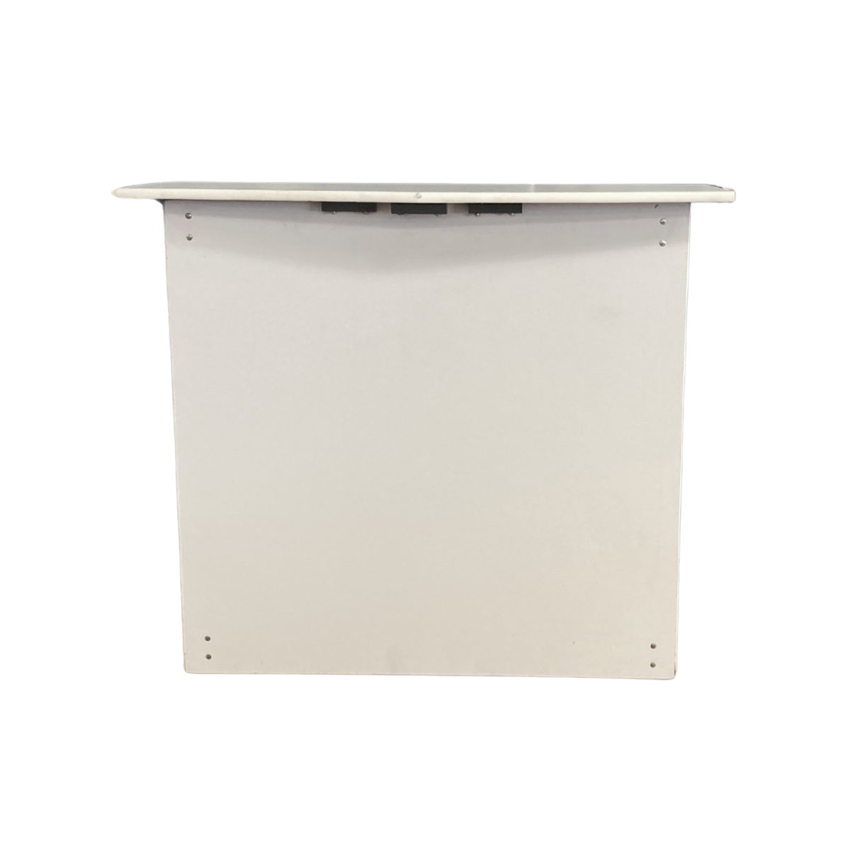White Portable Bar, 4'