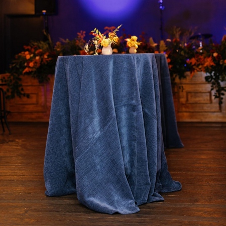 Denby Indigo, Blossom Rattan Folding Chairs - Springdale Station - Alyssa Jarae Photography