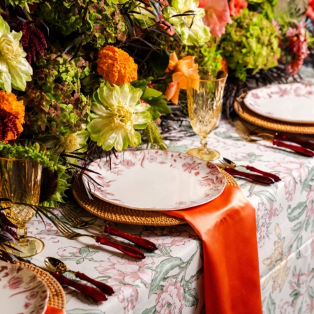 Fleurine Jade Tablecloth - Premeire Events