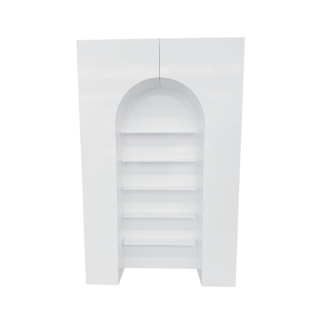 White Arched Shelf