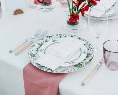 Panama Ivory + Eleanor Fern + Florence Juniper + Ivory Pearl + Los Cabos Pink + Cottonique Dusty Rose + Valore Wine - Carhart Photography